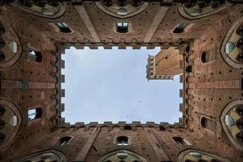 Tower of Mangia Stock Photos