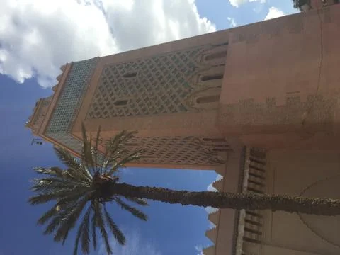 Tower of Marrakesh (old town) Stock Photos