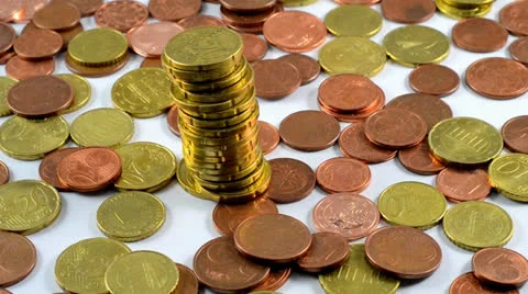 Tower of money Stock Footage 22515095