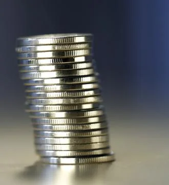 Tower of money Stock Photos