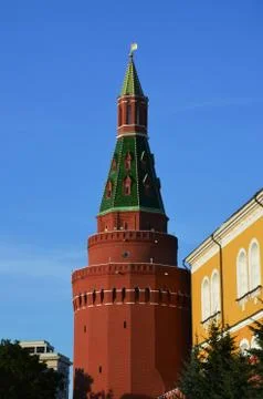 Tower of Moscow Kremlin, part7 Stock Photos