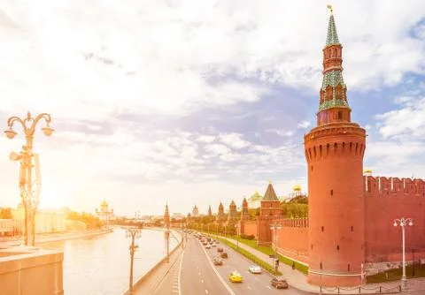 Tower of Moscow Kremlin Stock Photos