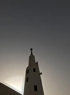 Tower of the mosque Stock Photos