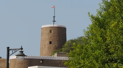 Tower in Muscat, Oman 2 Stock Footage 48932832
