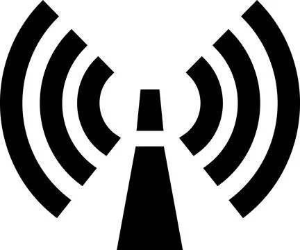 Tower Network sing, Tower Network icon, antenna icon, radio icon, Wireless Ic Illustrazione stock