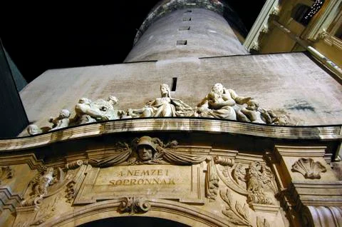 Tower at night Stock Photos