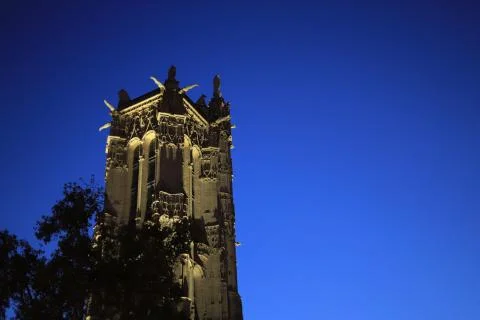Tower night Stock Photos