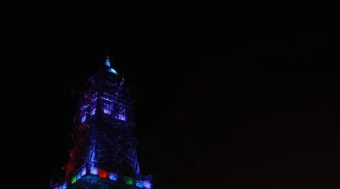 Tower At Night Stock Photos