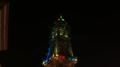 Tower At Night Stock Photos