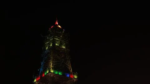 Tower At Night Stock Photos