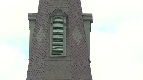 Tower of an old church Video stock 84508625