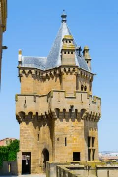Tower in Olite Stock Photos