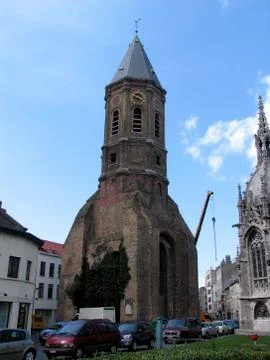 Tower In Ostend Stock Photos