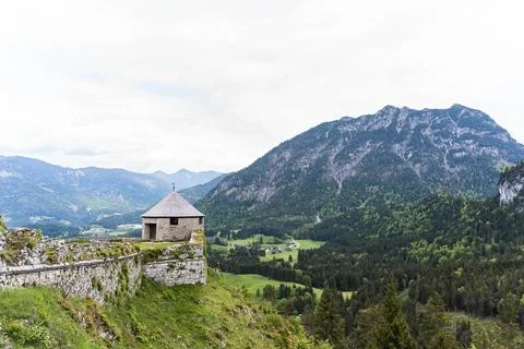 Tower Over the Valley Stock Photos