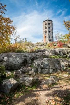 Tower in a park Stock Photos