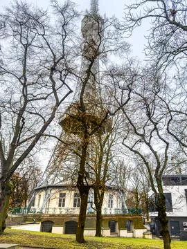 Tower in park 스톡 사진