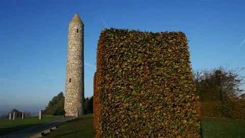 Tower for peace : world war one place of remembrance, Belgium Stock Footage 97950934