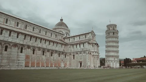 Tower of Pisa Palace | 4K Stock Footage 203723978