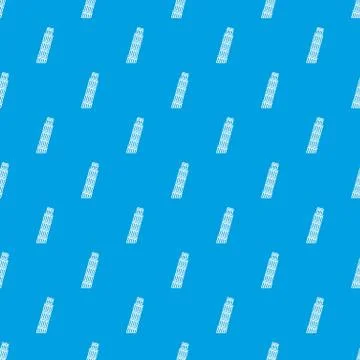 Tower of pisa pattern seamless blue Illustrazione stock