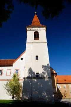 A tower in prague Stock Photos