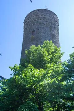 Tower of Roccaverano Stock Photos