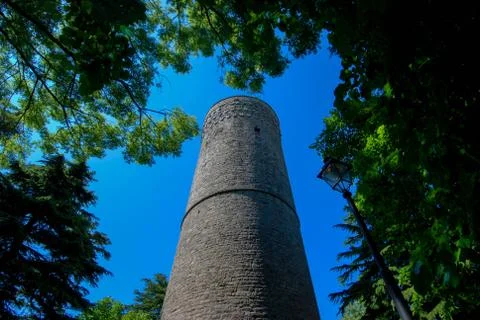 Tower of Roccaverano Stock Photos