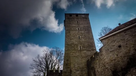 Tower of Schaumburg Castle in Germany Vidéo 61912638