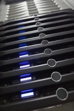 Tower servers Stock Photos