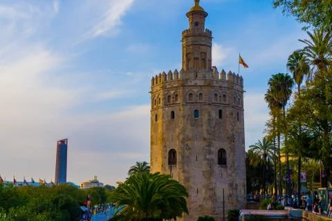 Tower in Seville Stock-Fotos