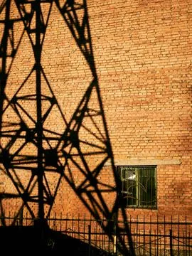 Tower shadow Stock-Fotos