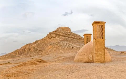 Tower of Silence building Stock Photos