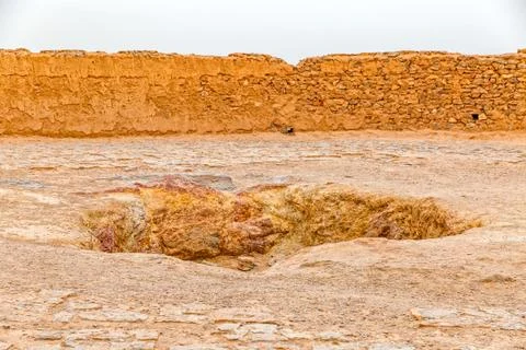 Tower of Silence central pit Foto stock