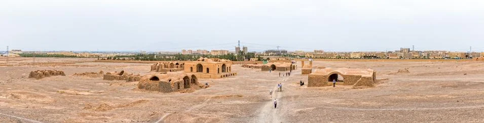 Tower of Silence panoramic view Stock Photos