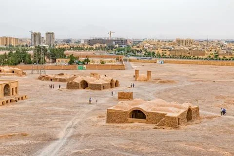 Tower of Silence panoramic view Stock-Fotos