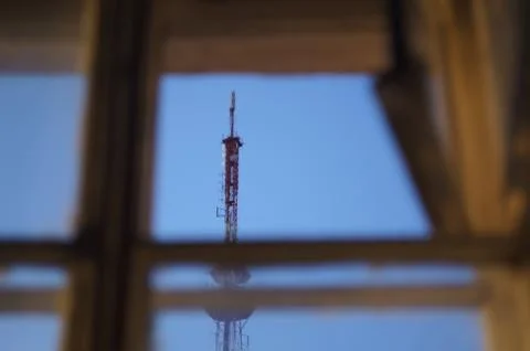 Tower, sky, window Stockfoto's