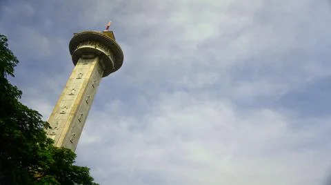 Tower with skyline background Foto stock