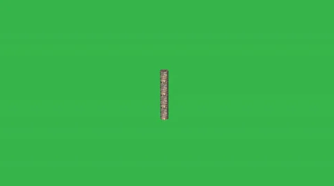 Tower Smash (Version #1):  Green Screen + Matte Video stock 36532340