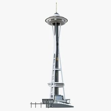 3D Model: Tower Space Needle ~ Buy Now #91531111 | Pond5