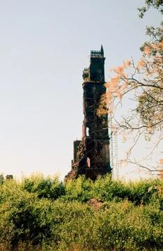 Tower of St. Augustine, Old Goa, India Stock Photos