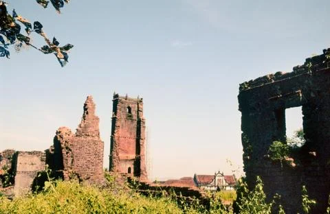 Tower of St. Augustine, Old Goa, India Stock Photos