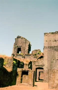 Tower of St. Augustine, Old Goa, India Stock Photos