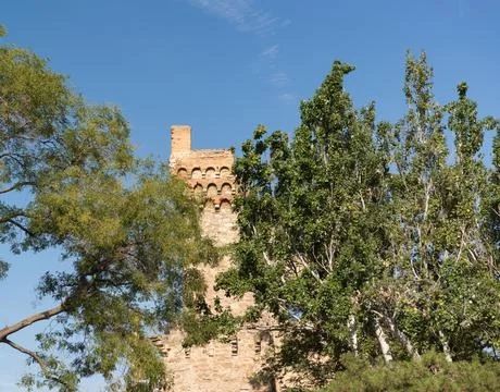 The Tower of St. Constantine is monument of medieval military architecture in Foto stock
