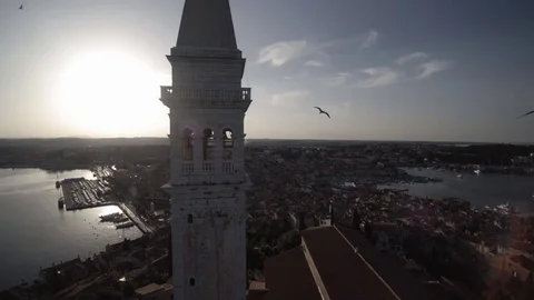 Tower of St. Euphemia Church Stock-Footage 69805761