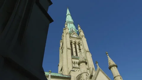 Tower of St. James Cathedral Stock Footage 217943189
