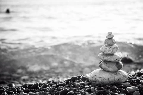 Tower of stones Stock Photos