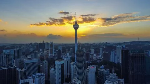 Tower sunset Stock Photos