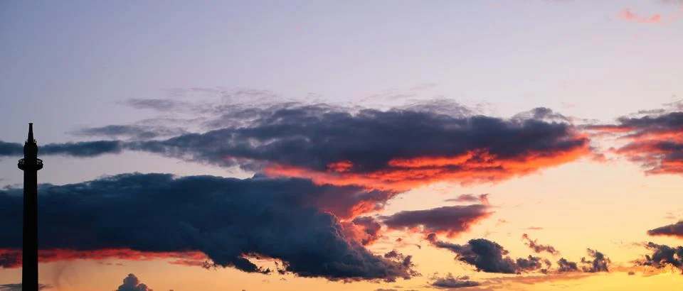 Tower at sunset Stock Photos