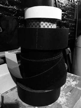 Tower of Tape 스톡 사진