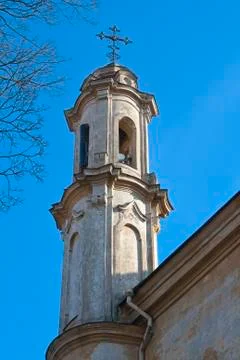 Tower of the temple Stock Photos