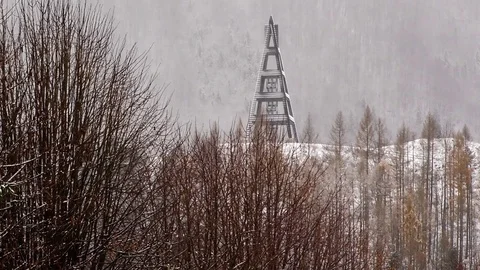 Tower of Terchova Heart Stock Footage 82914693